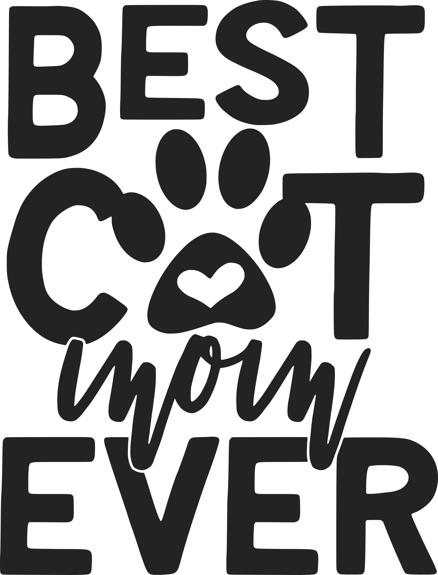 Pet Mom 7 Realistic Stencil Svg Design File Free Vectors